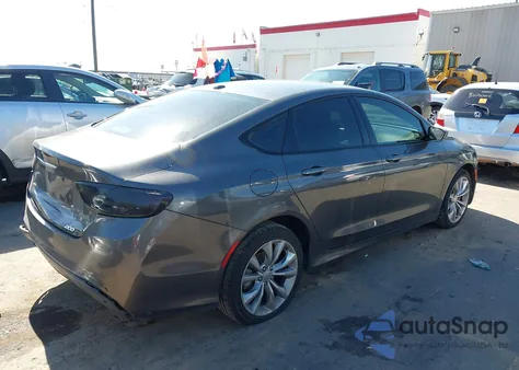 2015 Chrysler 200 S из США, поврежденный, VIN 1C3CCCBB9FN681800